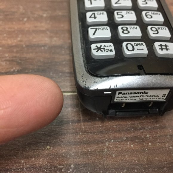 Panasonic Replacement Cordless Phone *No Batteries* KX-TGA410C Telephone Handset - Picture 2 of 5